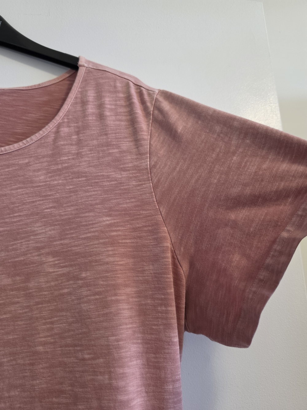 Old Navy Pink Short-Sleeve Tiered Maxi Dress - Picture 3 of 11